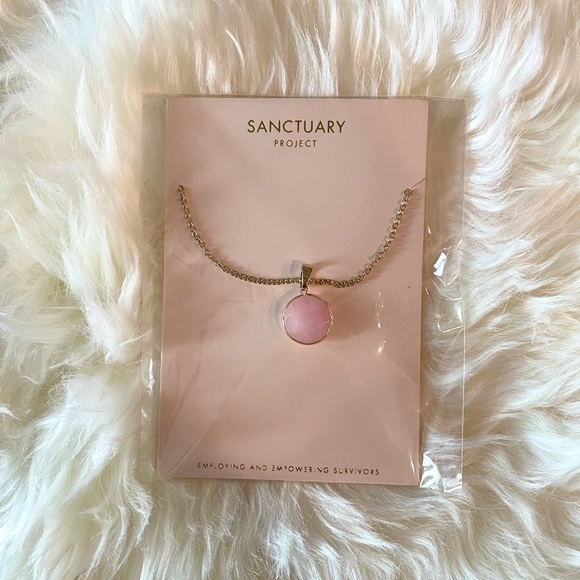 🔥🆕Sanctuary Project Rose Quartz Serenity Necklace - Picture 3 of 6